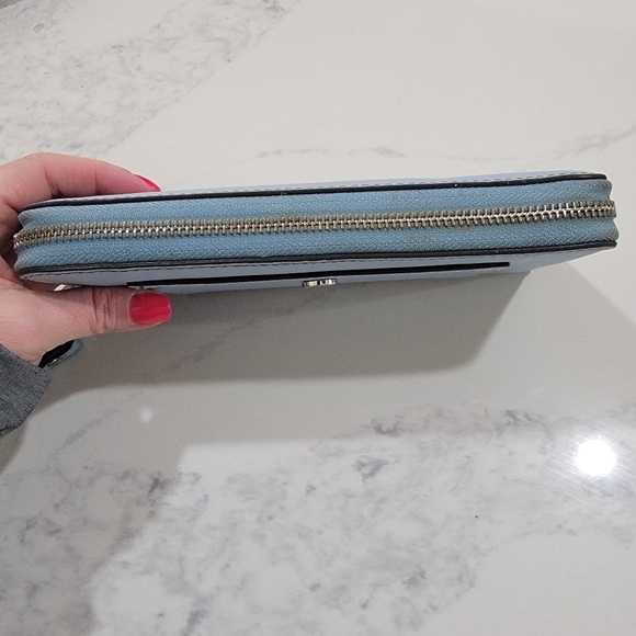 Michael Kors Blue Wristlet Wallet - Picture 8 of 16